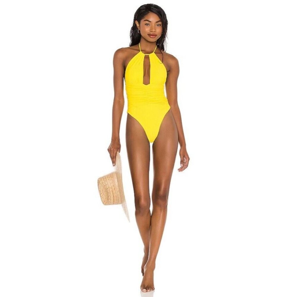 Lovers + Friends Sena One Piece Yellow
